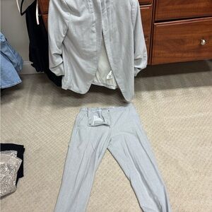 Blue Gray Women's suit